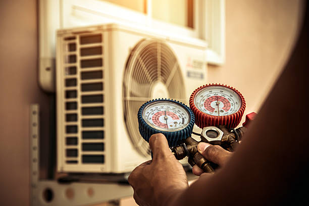 Professional Hvac technician working in Marathon, NY